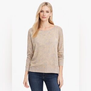 Loft sweater tan and gold size small